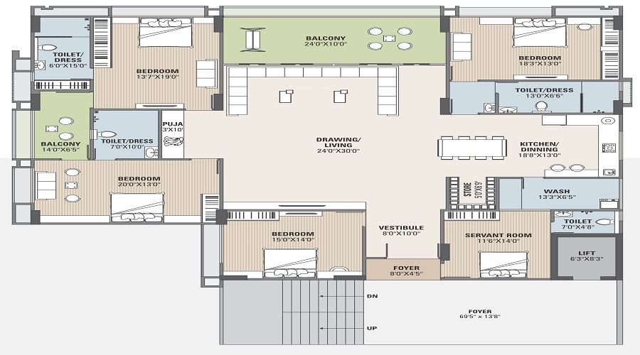 Dharm The Mango 2 Floor Plan