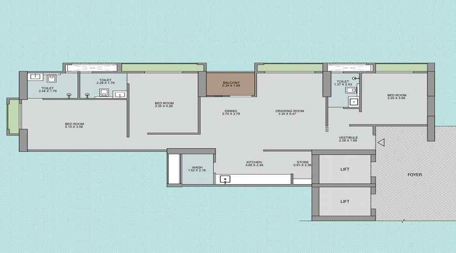 Galaxy Orchid Gold Floor Plan