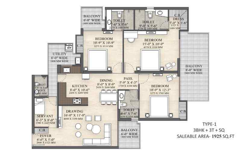 Irish Platinum Floor Plan