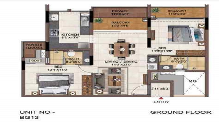 CasaGrand Vivacity Floor Plan