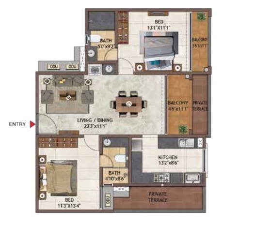 CasaGrand Casablanca Floor Plan