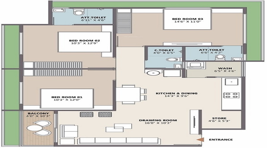 Shivala Sadbhav Floor Plan