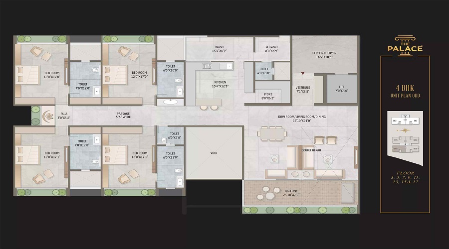 Polaris The Palace Floor Plan
