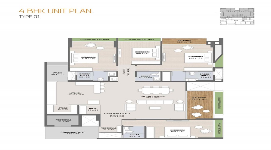 Skydeck 36 Floor Plan