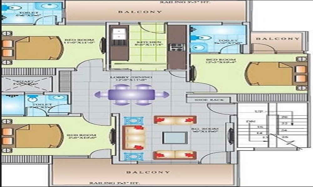 Dwarkadhish Precedence Floor Plan