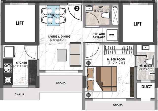 Sanghvi Palazzo Floor Plan