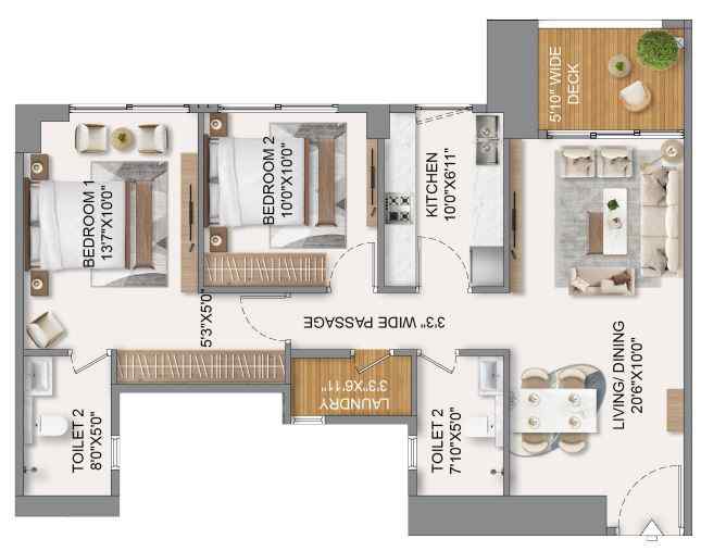 Runwal 7 Mahalaxmi Floor Plan