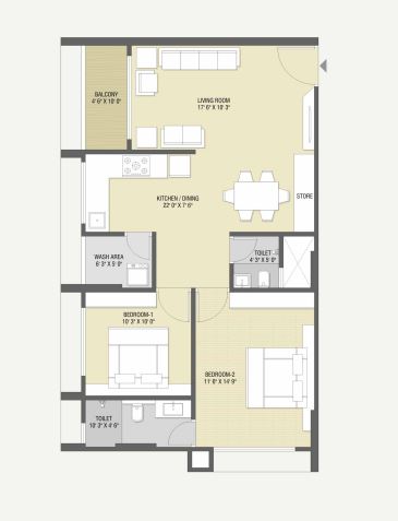 Shiv Orchids Floor Plan