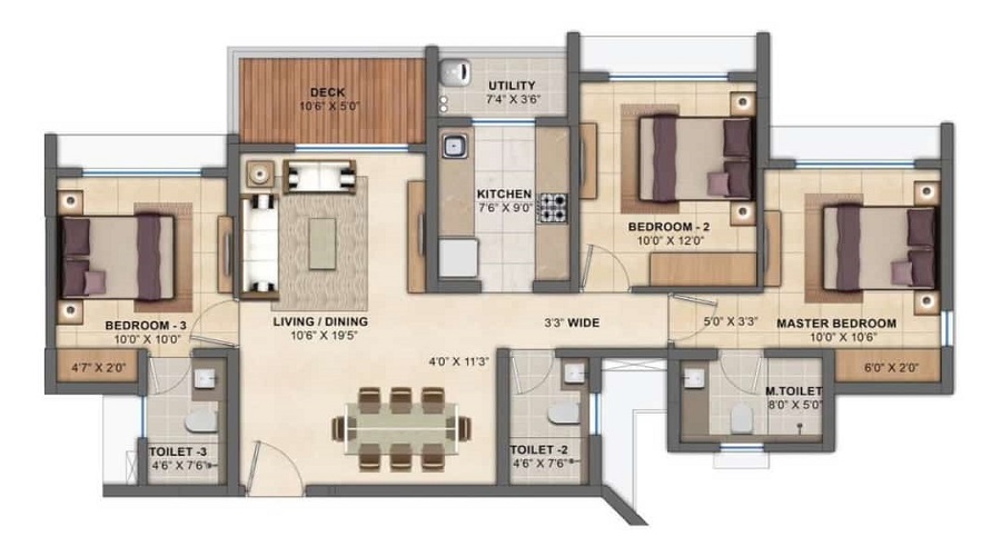 Lodha Premium Floor Plan