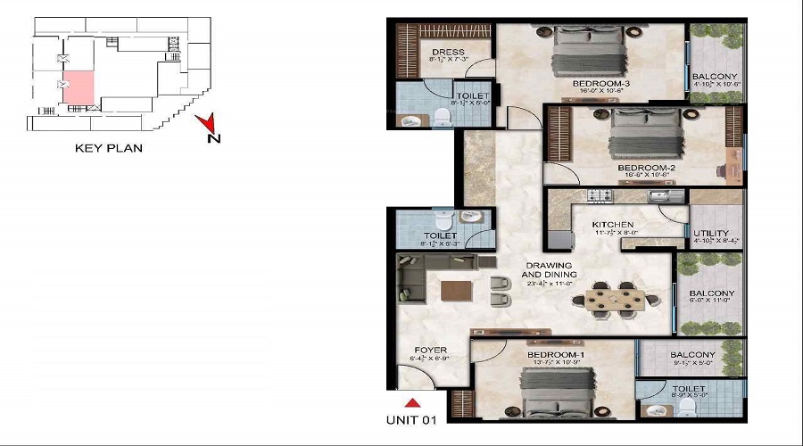 Mgb Acropolis Floor Plan