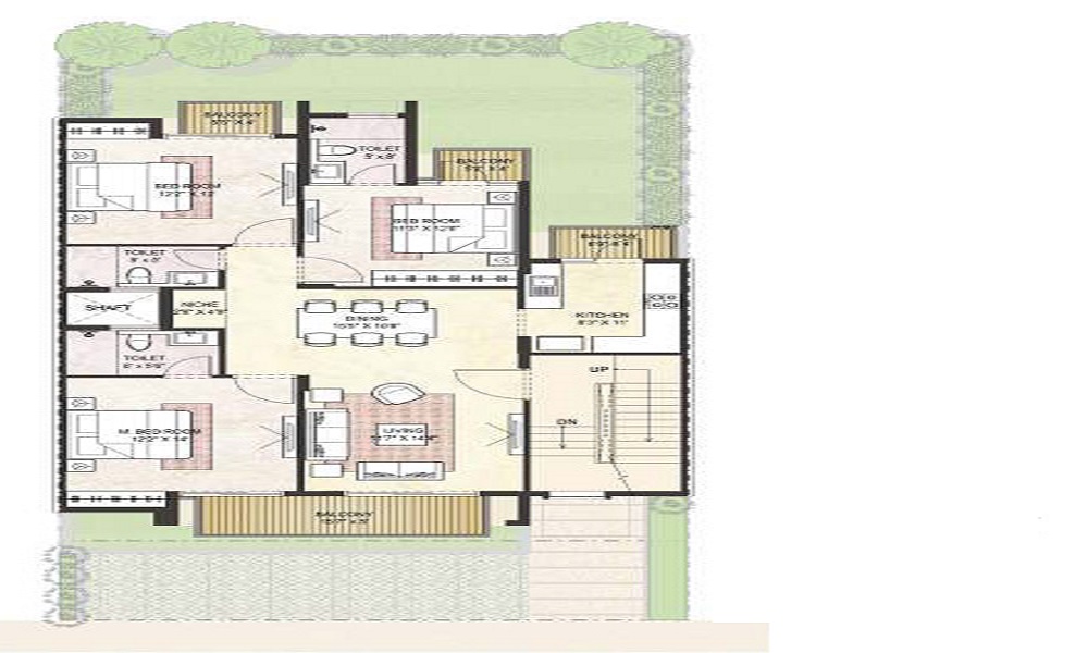 ATS Kamalammal Garden Extension 1 Floor Plan