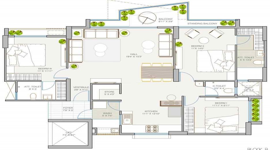 Tripada The View Floor Plan