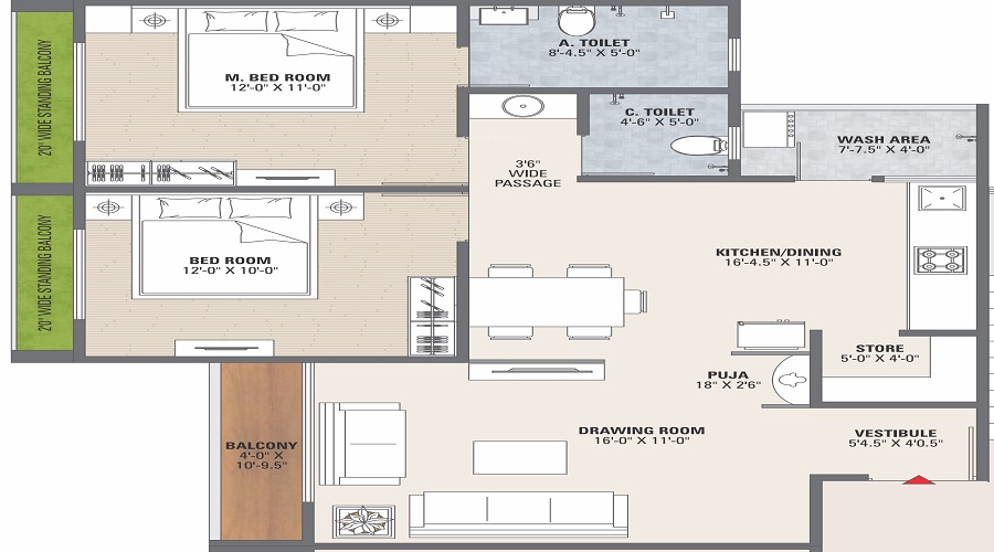 Ananta Arizona Sky Floor Plan