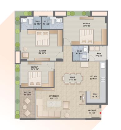 Siddharth Greenz Floor Plan