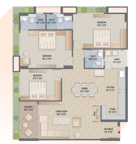 Siddharth Greenz Floor Plan