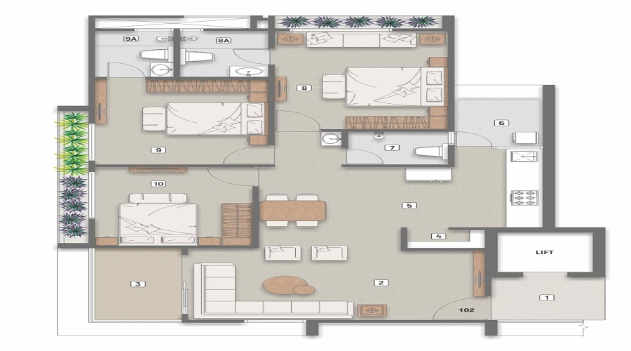 Aavishkar Atlantis Elevate Floor Plan