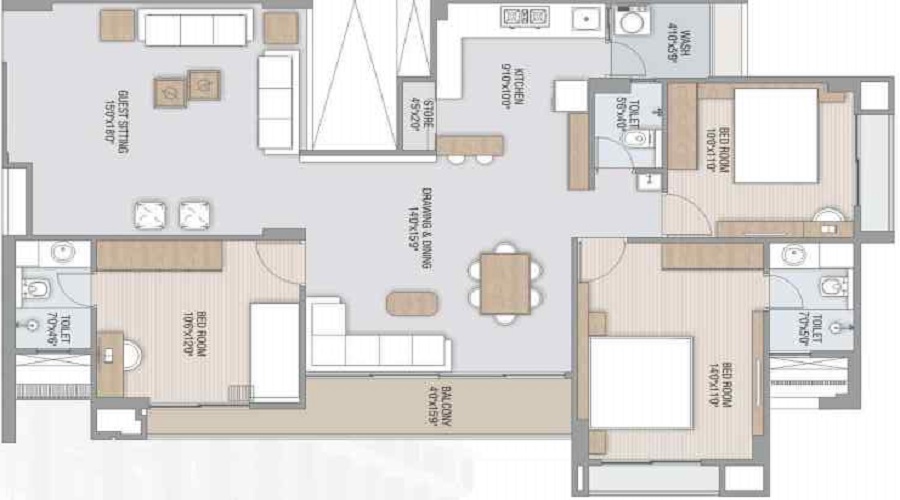 Shree Aarohi Shivalay Floor Plan
