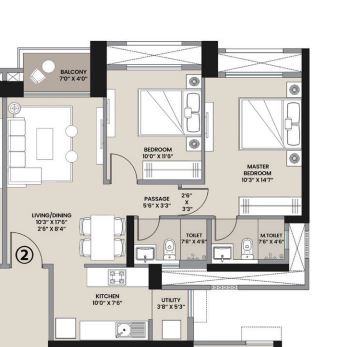 The Arena At Hiranandani Fortune City Floor Plan