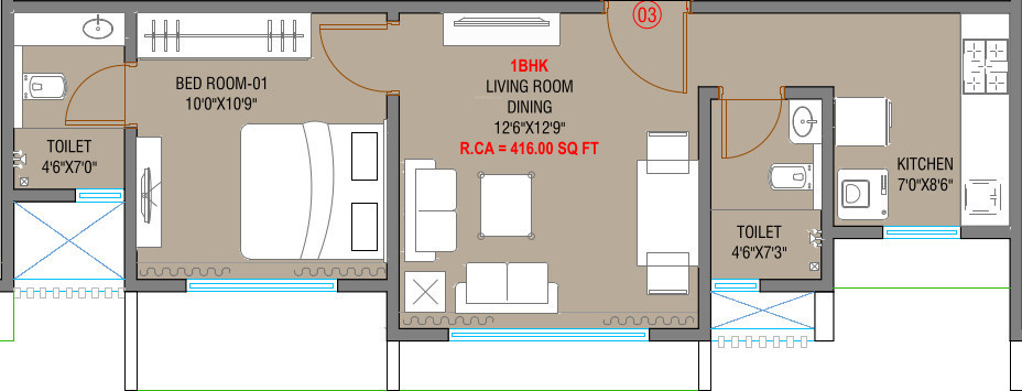 I R Horizon Heights Floor Plan