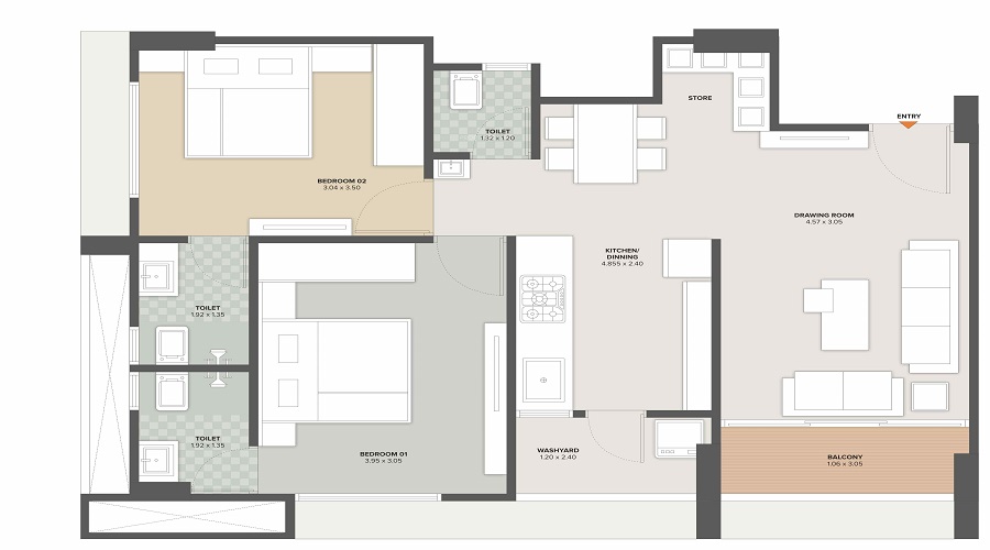Nakshatra Homes Floor Plan