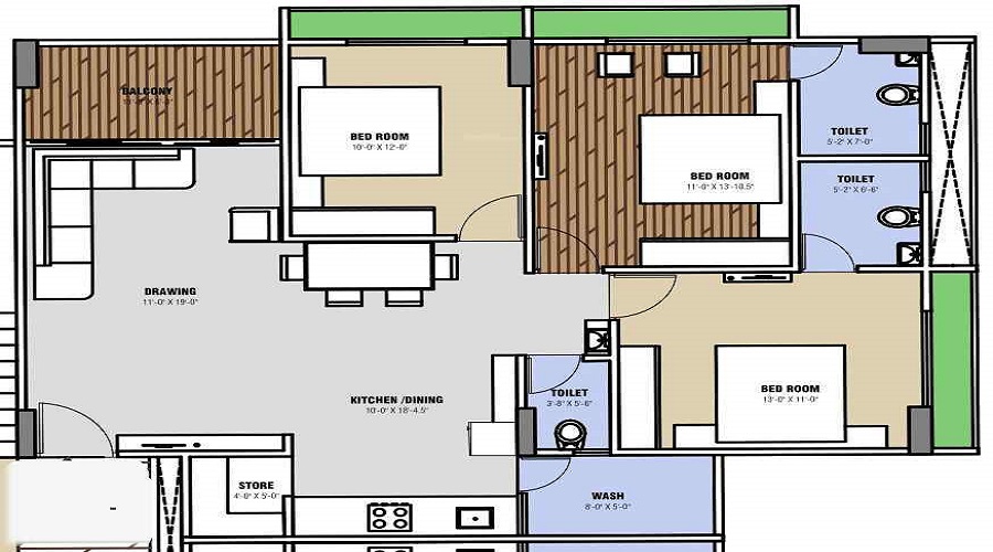 Rudra Keshav Skyline Floor Plan