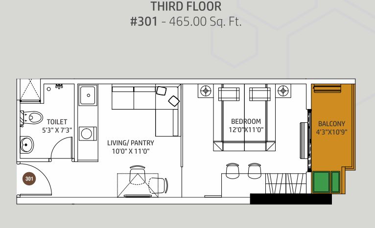 Rohan Suites Floor Plan