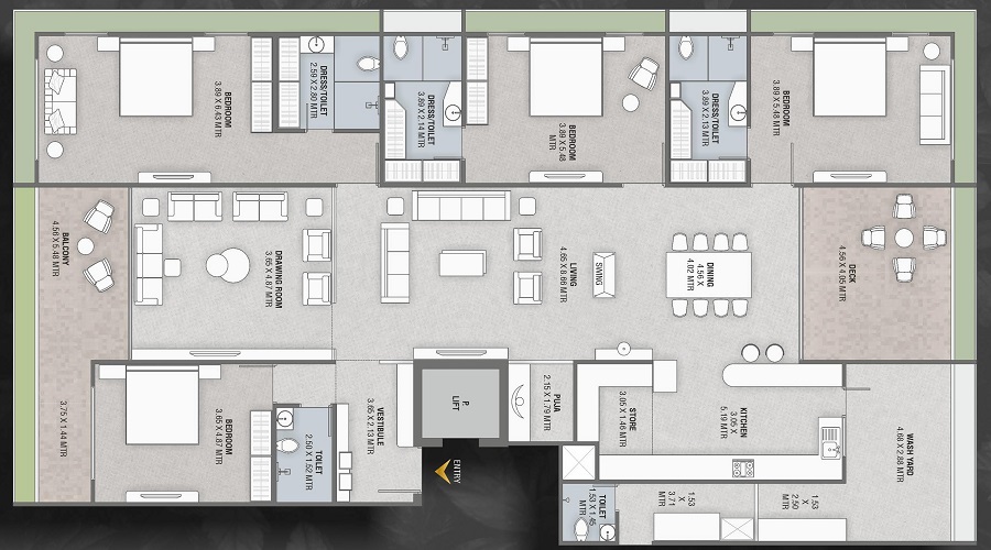 Sharva The Empyrean Floor Plan