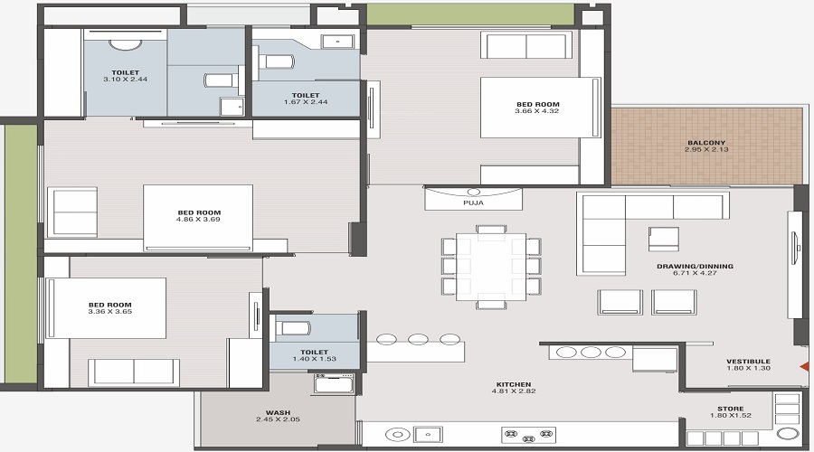 Shakti Aalay Floor Plan
