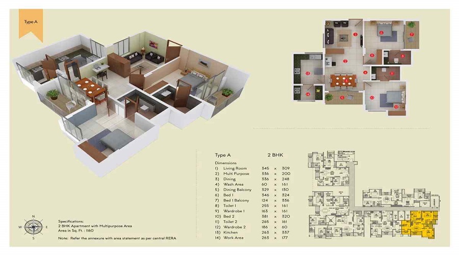 Anta Kings Place Floor Plan