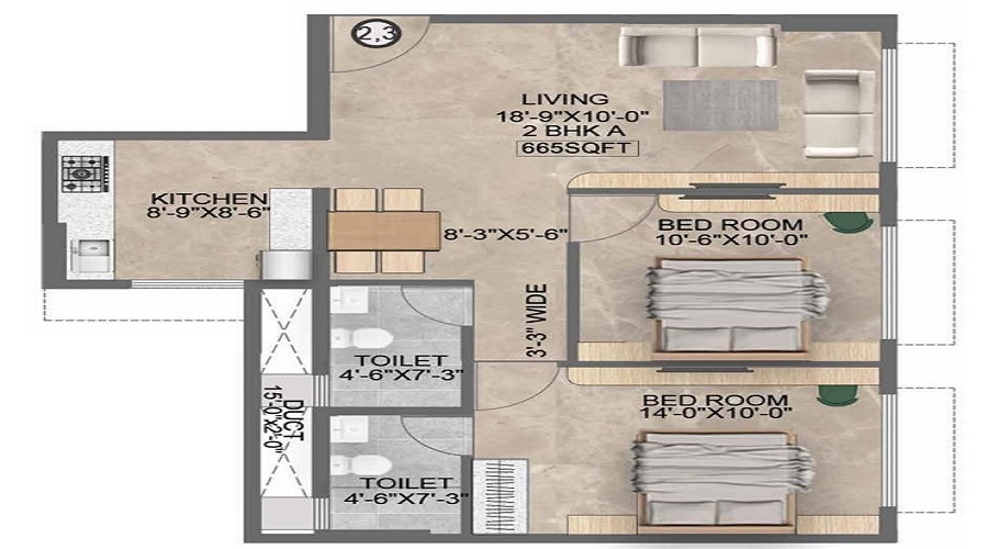 Mahavir Arham Mourya Floor Plan