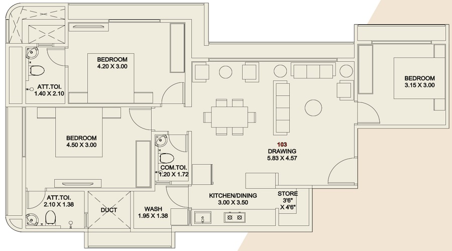 Sampad Arista Floor Plan
