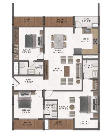 Inspira Winds Of Life Floor Plan