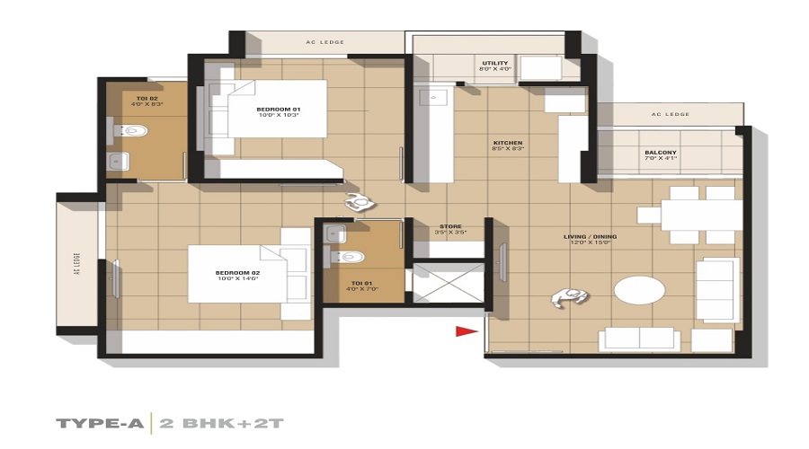 Shri Ram Ralsi Rivera Floor Plan