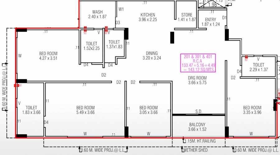 Nyalkaran North View Symphony Floor Plan