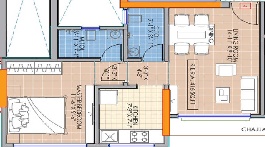 Vaibhav Queens Park Floor Plan