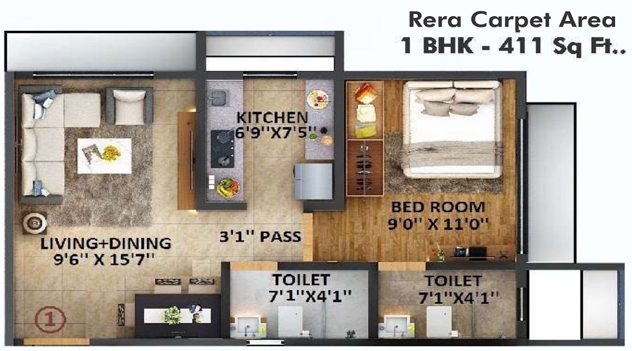 Sanghvi S3 Proxima Floor Plan