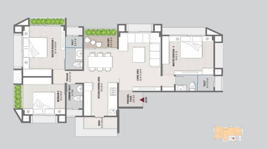 Kamalam Serenity Floor Plan