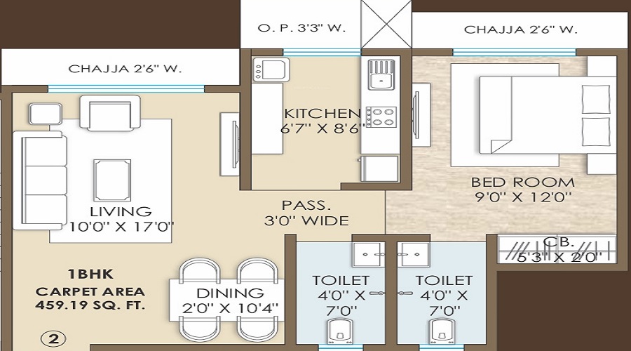 Siddhivinayak Unique Estate Floor Plan