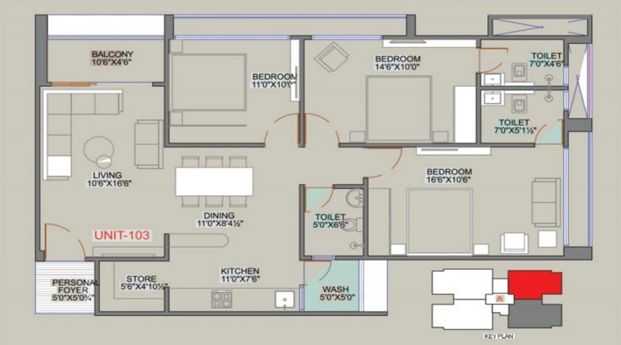 Kalpvruksh 28 Ivy Floor Plan