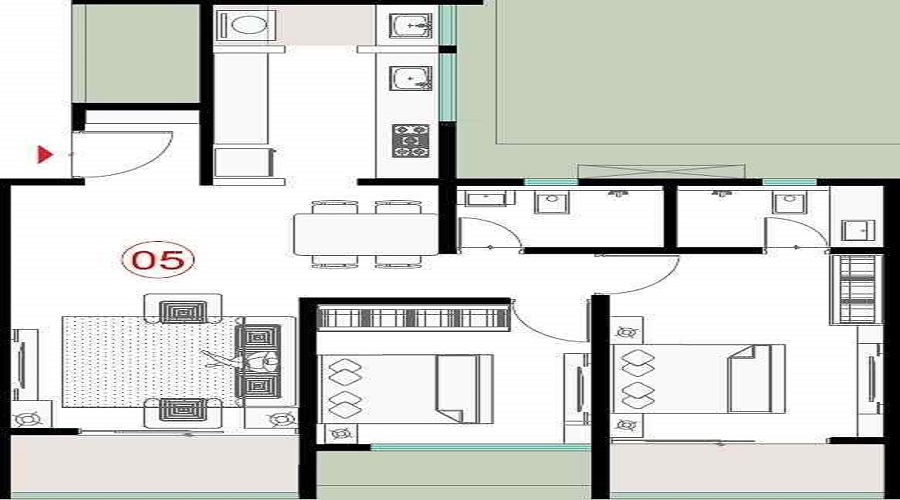 Kohinoor Woodshire Floor Plan