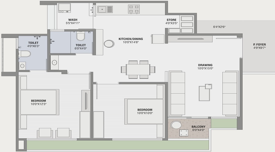 Shri Brahmani Vishakha Eliana Floor Plan
