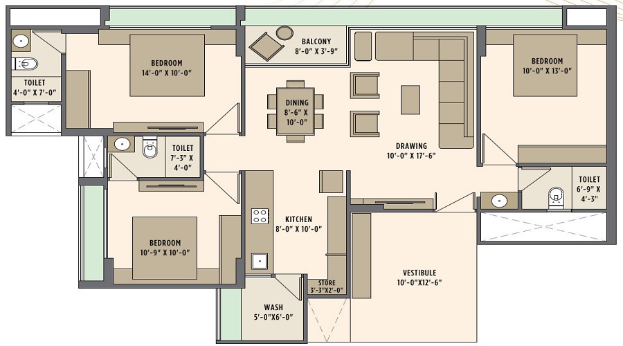 Ratnam Aurum Floor Plan