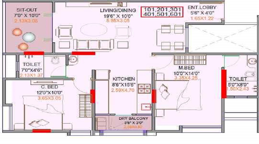 Rudved Mangal Vastu Floor Plan