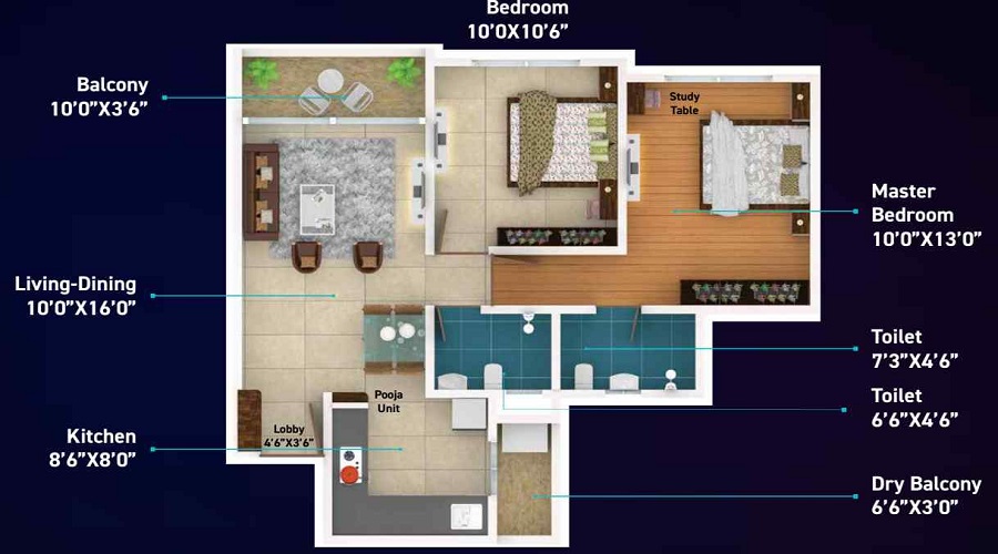 Saheel ITrend Palacio Floor Plan