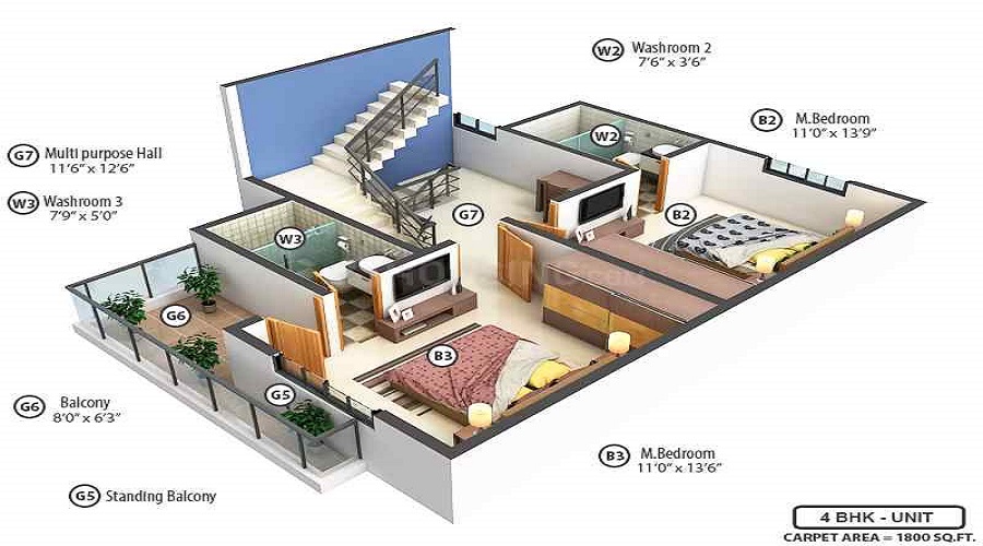 Rajlaxmi Darshan Phase 1 Floor Plan