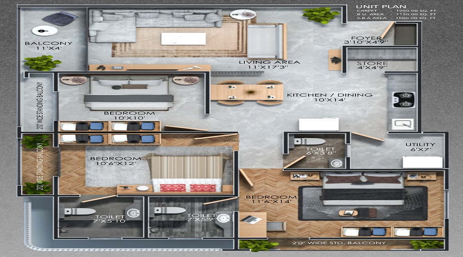 Shreem Astitva Floor Plan