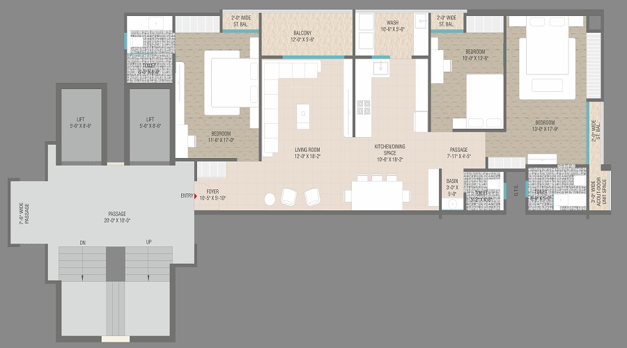 Amardeep Eminence Floor Plan