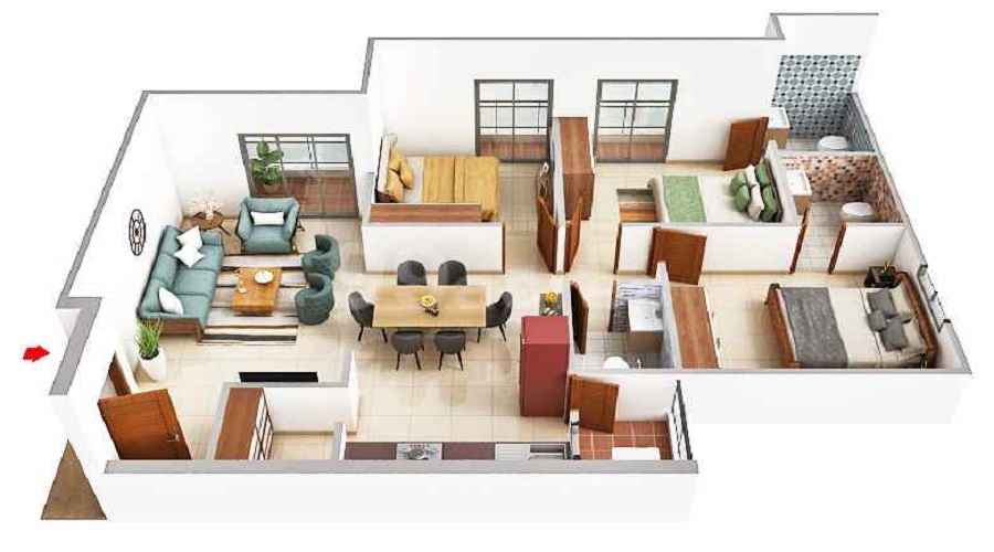 SHIVAY SPLENDORA Floor Plan