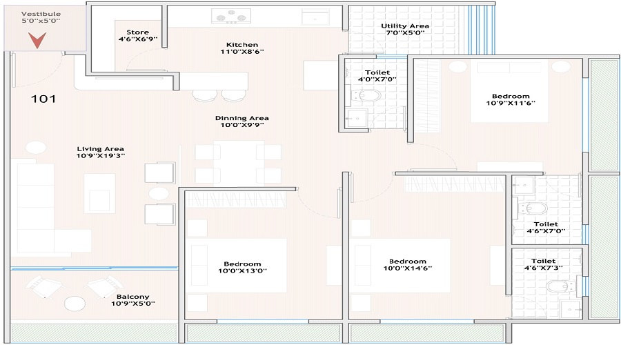 Arcus Aura Floor Plan