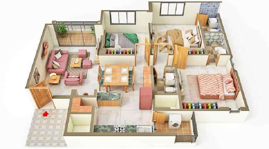 Adani Elysium Novus Floor Plan